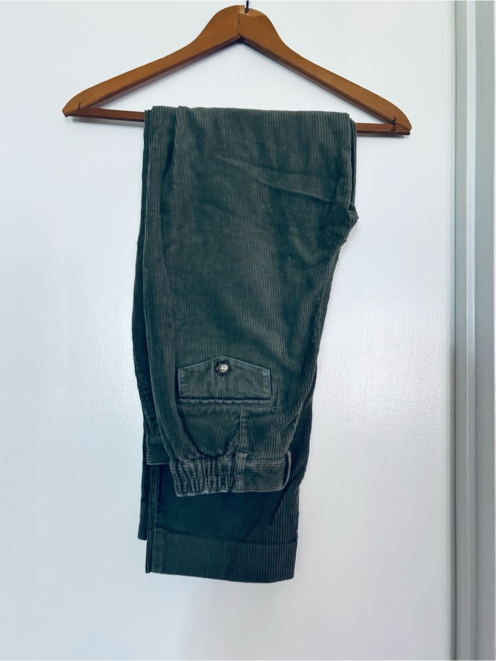 Talbots Olive Corduroy Trousers
